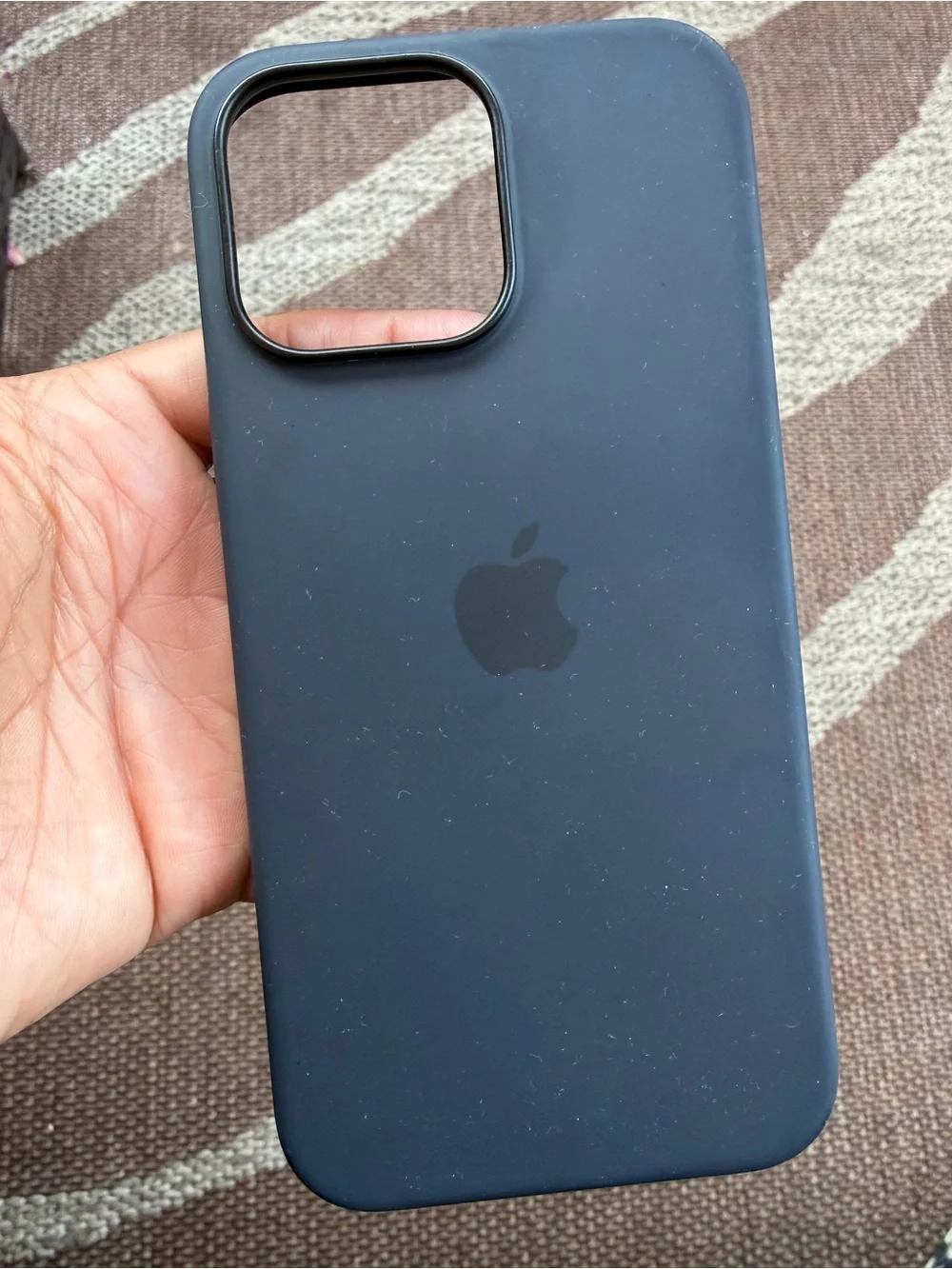Apple Silicone iPhone Case - Black